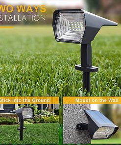 Callow Solar LED Garden Spotlight - PACK of 2