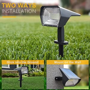 Callow Solar LED Garden Spotlight - PACK of 2