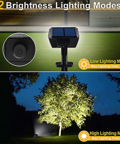 Callow Solar LED Garden Spotlight - PACK of 2