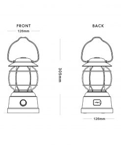WildLand Moon Rock White 8W Portable Rechargeable LED Lantern