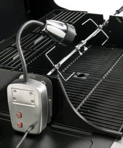 Callow Electric BBQ Light and Universal Rotisserie Kit - 240 volt