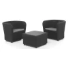 Shaf NOVA Set Comfort Tete A Tete with Storage in Anthracite