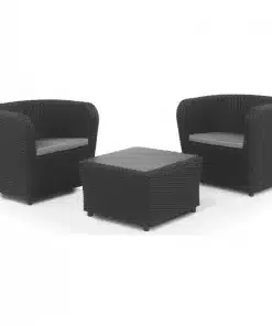 Shaf NOVA Set Comfort Tete A Tete with Storage in Anthracite