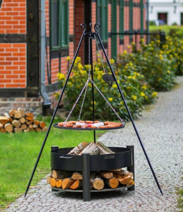Cook King 180cm Tripod with 70cm Grate and Reel