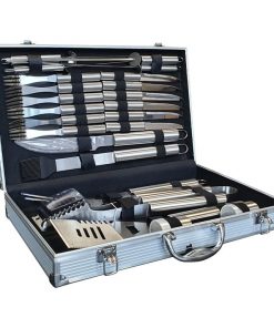 Lifestyle 24pc Stainess Steel BBQ Toolkit