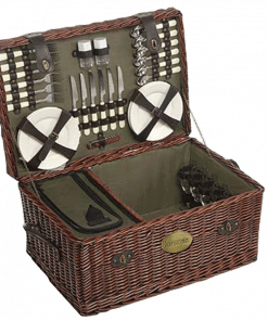 Lifestyle Family Sized Willow Picnic Hamper
