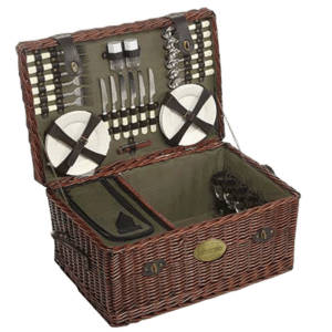 Lifestyle Family Sized Willow Picnic Hamper