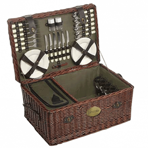 Lifestyle Family Sized Willow Picnic Hamper