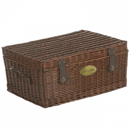 Lifestyle Family Sized Willow Picnic Hamper
