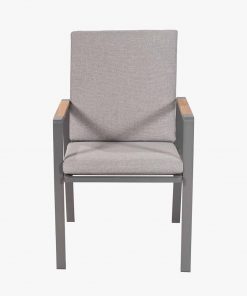 Pacific Lifestyle Stockholm Anthracite Outdoor 6 Seater Dining Set