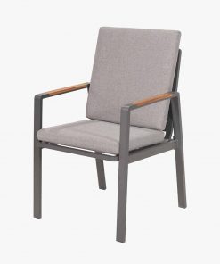 Pacific Lifestyle Stockholm Anthracite Outdoor 6 Seater Dining Set