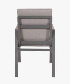 Pacific Lifestyle Stockholm Anthracite Outdoor 6 Seater Dining Set