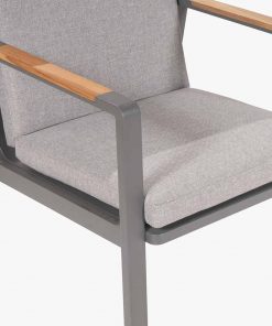 Pacific Lifestyle Stockholm Anthracite Outdoor 6 Seater Dining Set