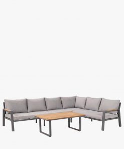 Pacific Lifestyle Stockholm Anthracite Outdoor Corner Seating Set