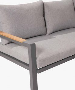 Pacific Lifestyle Stockholm Anthracite Outdoor Corner Seating Set