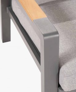 Pacific Lifestyle Stockholm Anthracite Outdoor Seating Set