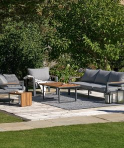 Pacific Lifestyle Stockholm Anthracite Outdoor Seating Set