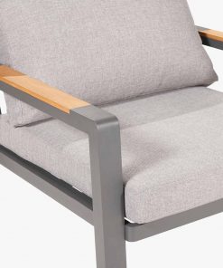 Pacific Lifestyle Stockholm Anthracite Outdoor Seating Set