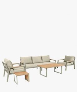 Pacific Lifestyle Stockholm Limestone Outdoor Seating Set