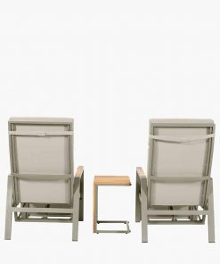Pacific Lifestyle Stockholm Limestone Outdoor Recliner Set