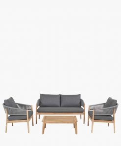 Pacific Lifestyle Denver Grey Outdoor Seating Set
