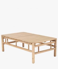 Pacific Lifestyle Costa Rica Natural Bamboo Finish Outdoor Seating Set