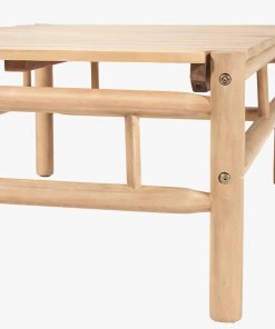 Pacific Lifestyle Costa Rica Natural Bamboo Finish Outdoor Seating Set