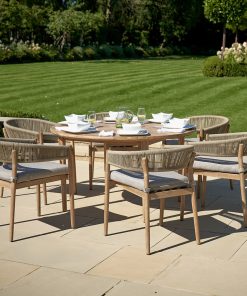 Pacific Lifestyle Denver Sage Green Outdoor 6 Seater Dining Set