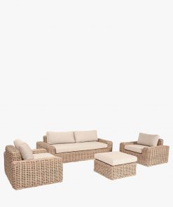 Pacific Lifestyle Como Natural Antique Outdoor Seating Set
