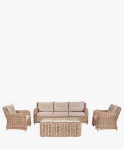 Pacific Lifestyle Barakaldo Natural Antique Outdoor Seating Set