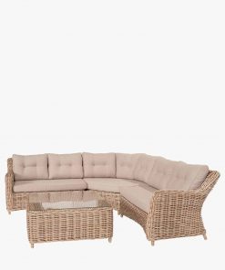 Pacific Lifestyle Barakaldo Natural Antique Outdoor Corner Seating Set