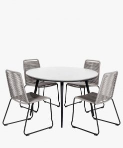 Pacific Lifestyle Pang Mink Outdoor 4 Seater Dining Set