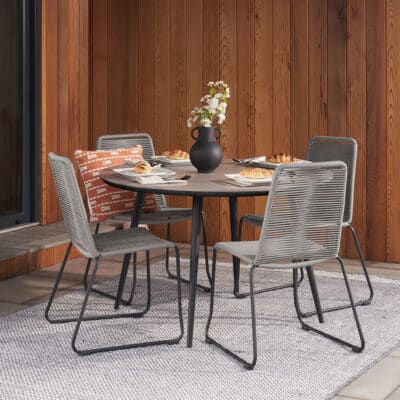 Pacific Lifestyle Pang Mink Outdoor 4 Seater Dining Set