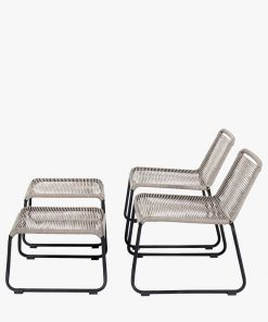 Pacific Lifestyle Pang Mink Outdoor Hocker Set
