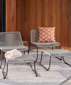 Pacific Lifestyle Pang Mink Outdoor Hocker Set