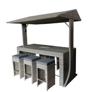 Norfolk Leisure Saloon 6 Seat Bar Set LED & ICE Bucket