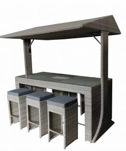 Norfolk Leisure Saloon 6 Seat Bar Set LED & ICE Bucket