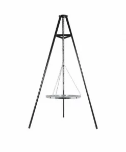 La Hacienda Steel Tripod With Hanging Grill