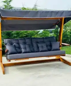 Norfolk Leisure St Andrews 2600 3 seater swing seat with retractable leg rests and side table
