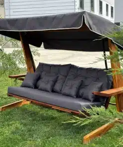Norfolk Leisure St Andrews 2600 3 seater swing seat with retractable leg rests and side table