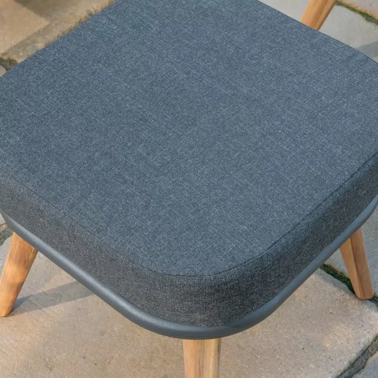 Kimora Corner Garden Set with Grey Fabric Cushion