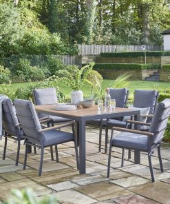 Norfolk Leisure Easton 6 Seater Outdoor Garden Dining Set