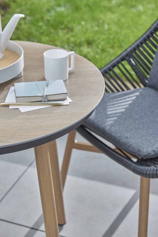 Norfolk Leisure Keswick 3 Pc Bistro Set with Black Wicker
