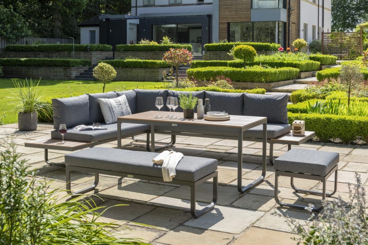 Norfolk Leisure Billingford 5pcs Large Outdoor Corner Lounge Set