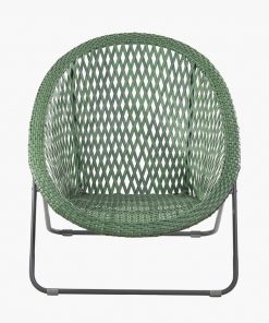 Tobs Outdoor Green Foldable Loungers Set