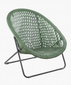 Tobs Outdoor Green Foldable Loungers Set