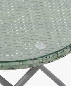 Tobs Outdoor Green Foldable Loungers Set