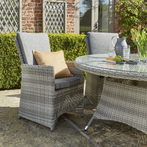 Burnham XL Six Seat Garden Dining Set