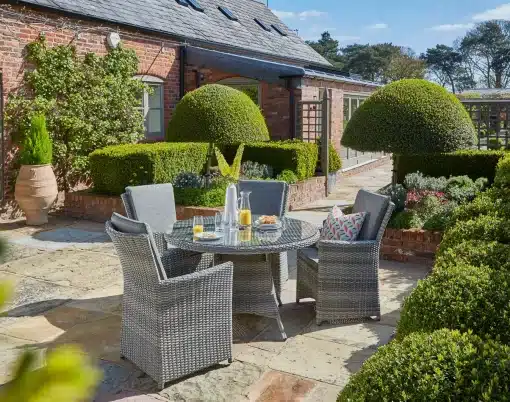 Norfolk Leisure Burnham XL Four Seat Outdoor Dining Set