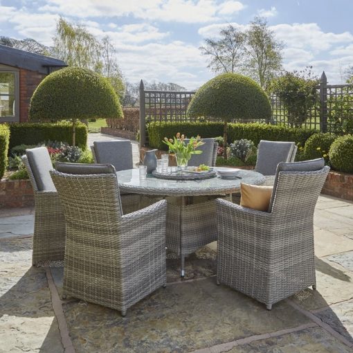 Burnham XL Six Seat Garden Dining Set